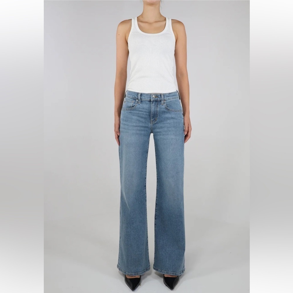 Etica Romi Mid Rise Wide Leg - Fairhaven Size 25